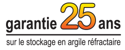 Garantie 25 ans sur le stockage en argile réfractaire